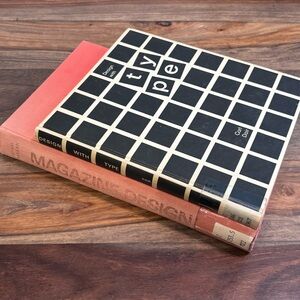 Vintage Design Books - Magazine Design & Design with Type